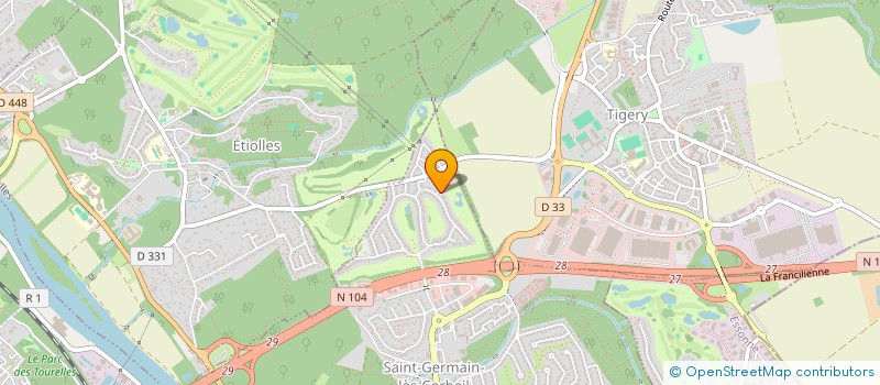 localisation de l'entreprise REFRESH AGENCEMENT  SAINT-GERMAIN-LES-CORBEIL