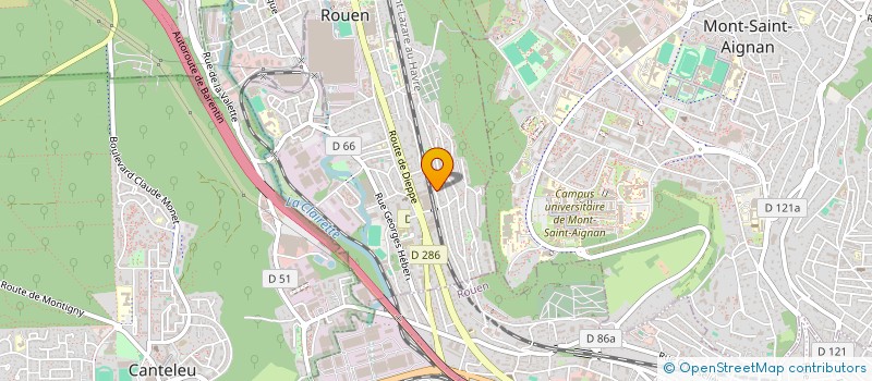 localisation de l'entreprise REFRESHOME NETTOYAGE  DEVILLE-LES-ROUEN