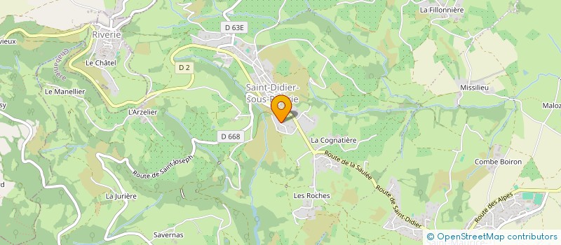 localisation de l'entreprise REFRIGERATION CHAUFFE AUTOMATISME PAR ABREVIATION R C A  CHABANIERE