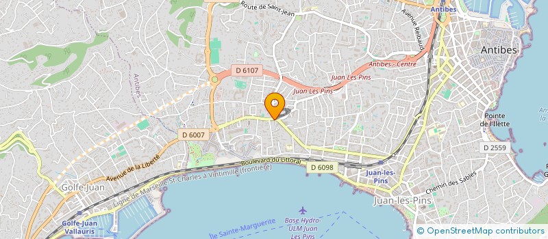 localisation de l'entreprise REFRIGERATION CLIMATISATION SERVICE à ANTIBES