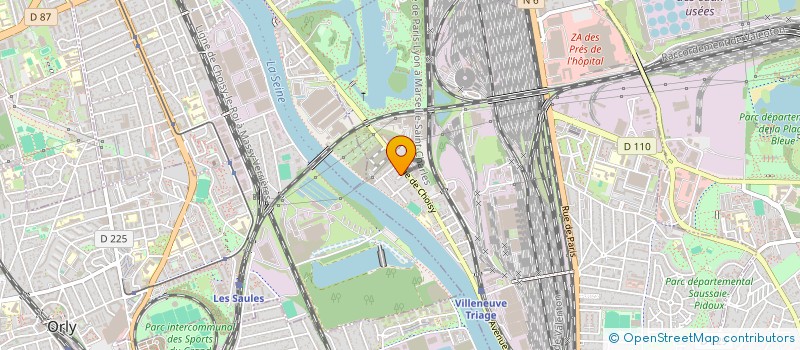 localisation de l'entreprise REFRIGERATION CUISSON SERVICES  VILLENEUVE-SAINT-GEORGES