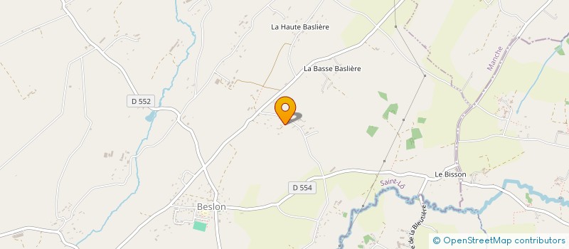 localisation de l'entreprise REFUGE ANIMALIER DE BESLON  BESLON