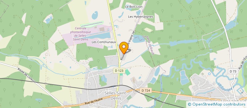 localisation de l'entreprise REFUGE ANIMALIER DE SOLOGNE FOURRIERE  SALBRIS