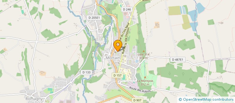 localisation de l'entreprise REFUGE CHEVAL ESPOIR  MORTAIN-BOCAGE