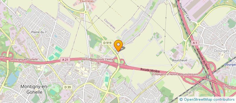 localisation de l'entreprise REFUGE CHIENS DE PRAIRIE  HENIN-BEAUMONT