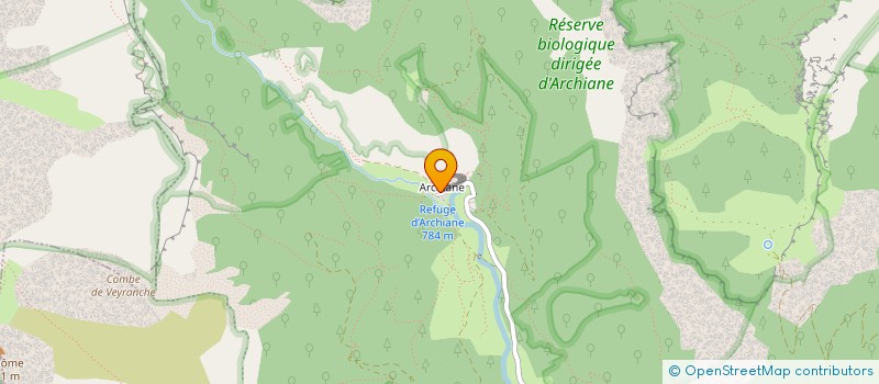 localisation de l'entreprise REFUGE D'ARCHIANE  CHATILLON-EN-DIOIS