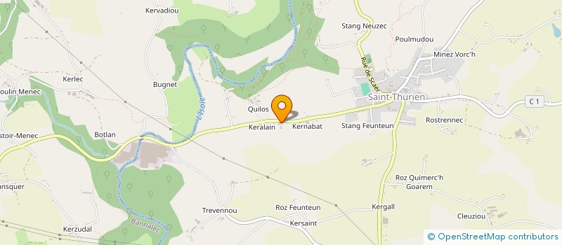 localisation de l'entreprise REFUGE DE PONYTOPIA  SAINT-THURIEN