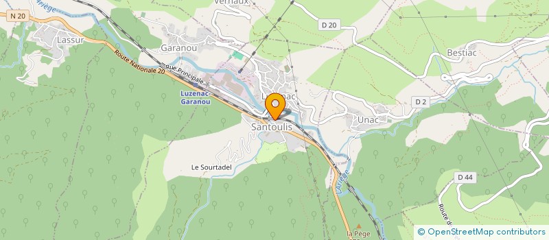 localisation de l'entreprise REFUGE DES BESINES à LUZENAC