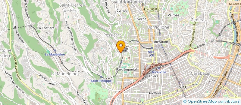 localisation de l'entreprise REFUGE DES LOUPS  NICE