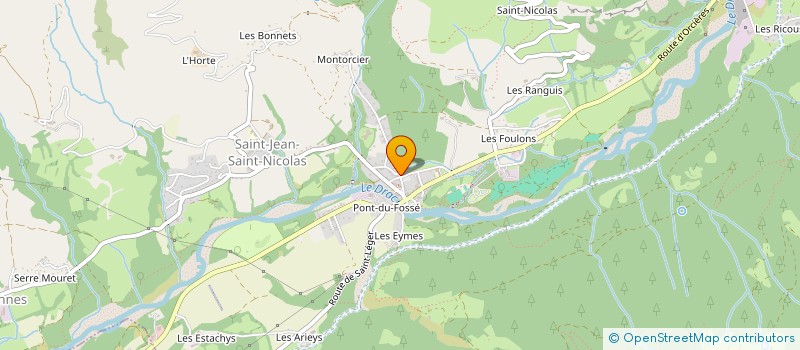 localisation de l'entreprise REFUGE DES MELEZES à SAINT-JEAN-SAINT-NICOLAS