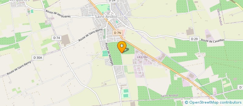 localisation de l'entreprise REFUGE DES OLIVETTES  SAINT-ANDIOL