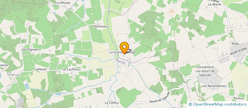 localisation de l'entreprise REFUGE POUR ANIMAUX MARTYRS  MESCOULES