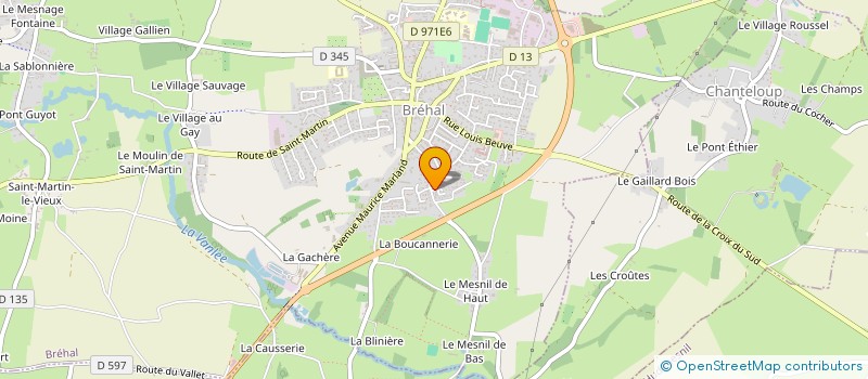 localisation de l'entreprise REFUGE UN TOIT, UN CHIEN  BREHAL