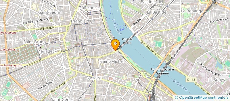 localisation de l'entreprise REFUZNIK à BORDEAUX