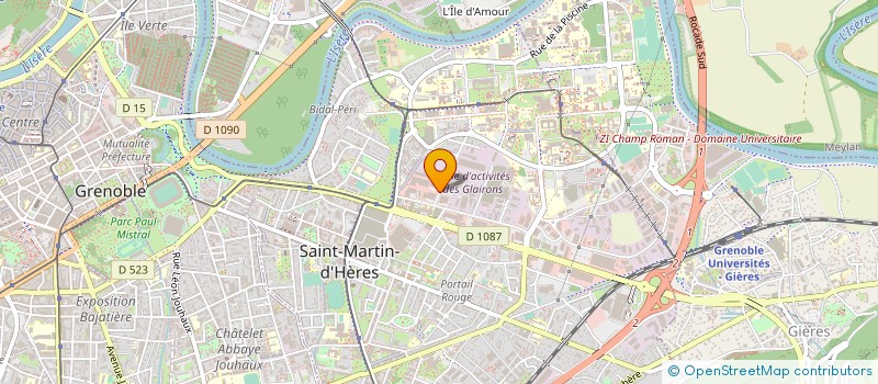 localisation de l'entreprise REG à SAINT-MARTIN-D'HERES