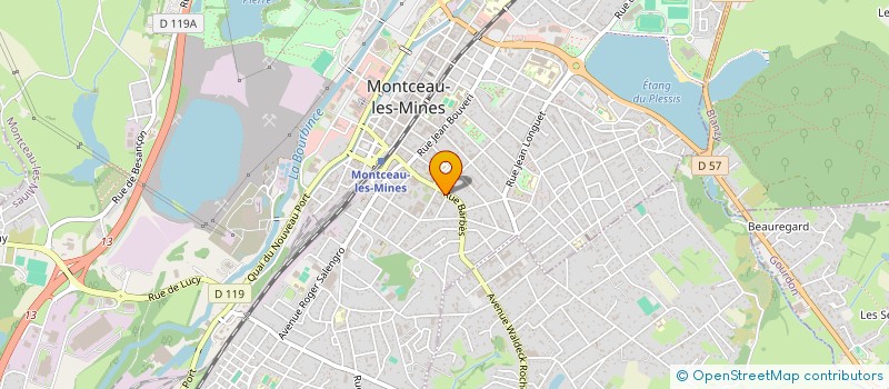 localisation de l'entreprise REG  MONTCEAU-LES-MINES