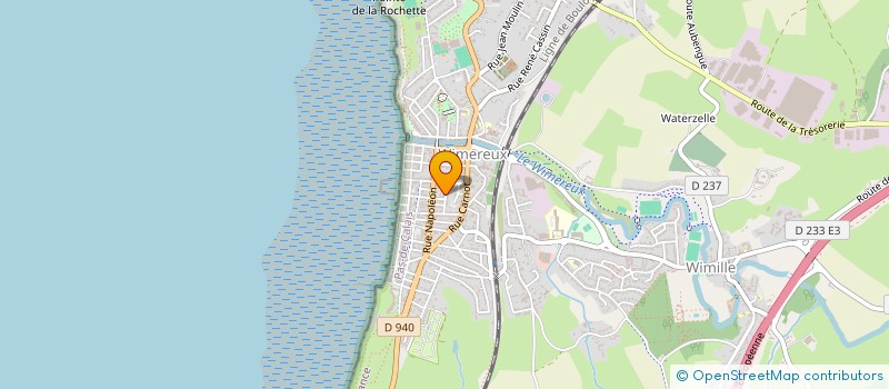 localisation de l'entreprise REG'ART  WIMEREUX