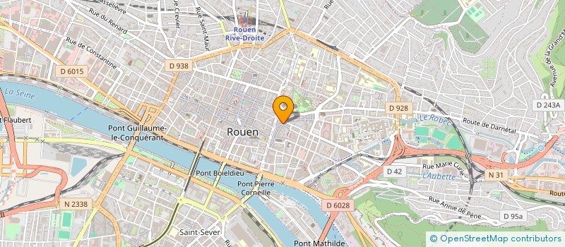 localisation de l'entreprise REG CONFEDERATION SYNDICALE FAMILLES  ROUEN