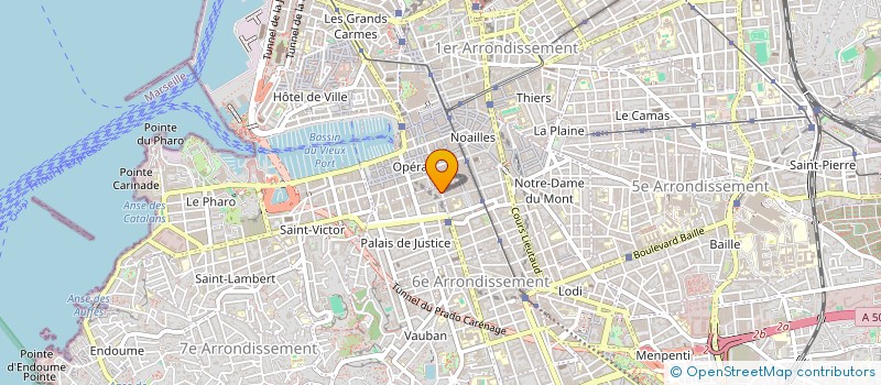 localisation de l'entreprise REG RESEAUX INSERTION PAR ACTIVITE ECONO à MARSEILLE