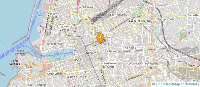 localisation de l'entreprise REG UNION SPORT ENSEIG PRIM RHONE ALPES à MARSEILLE