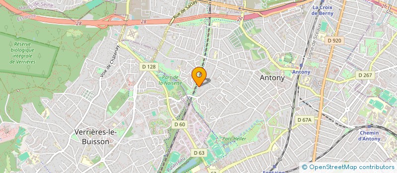 localisation de l'entreprise REG-UP à ANTONY