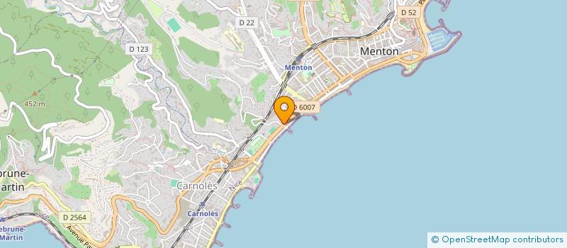 localisation de l'entreprise REGA à MENTON