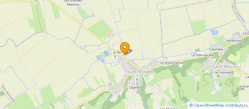 localisation de l'entreprise REGA  SAINT-BROLADRE