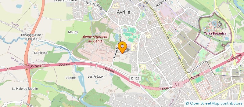 localisation de l'entreprise REGA SERVICES à AVRILLE