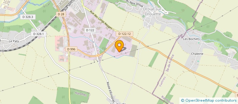localisation de l'entreprise REGAB à DROUE-SUR-DROUETTE