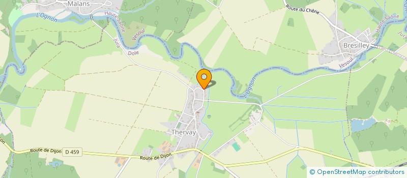 localisation de l'entreprise REGADI  THERVAY