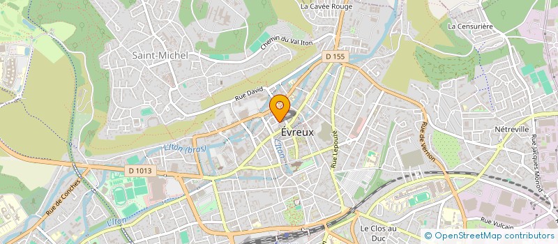 localisation de l'entreprise REGAIN à EVREUX