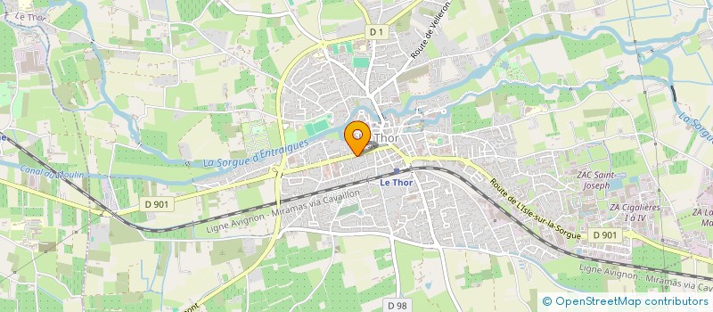 localisation de l'entreprise REGAIN à LE THOR