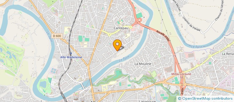 localisation de l'entreprise REGAIN à ALBI