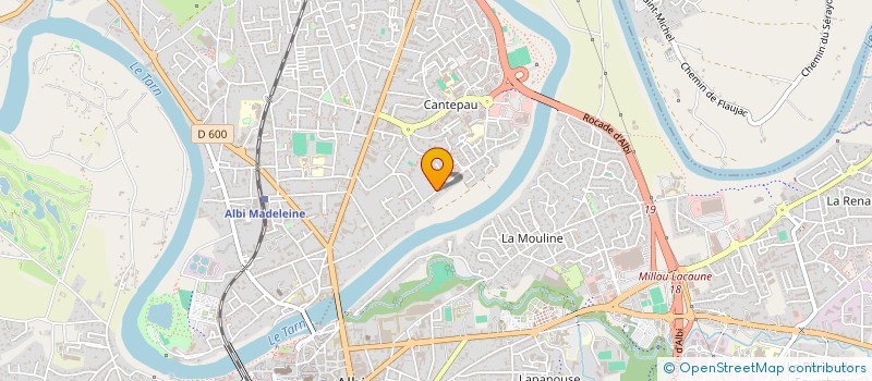 localisation de l'entreprise REGAIN ACTION à ALBI