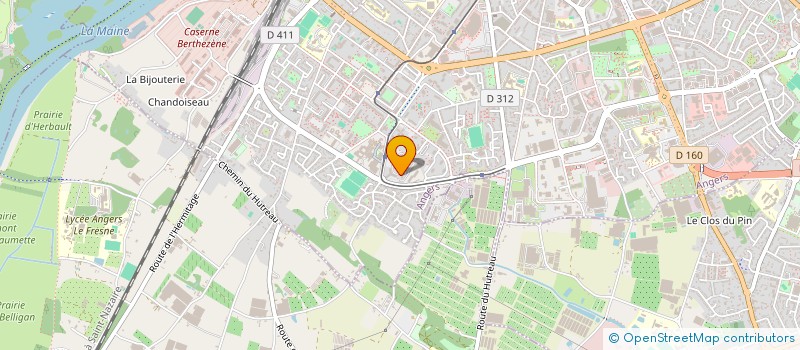 localisation de l'entreprise REGAIN IMMOBILIER à ANGERS
