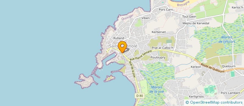 localisation de l'entreprise REGAL  PENMARCH