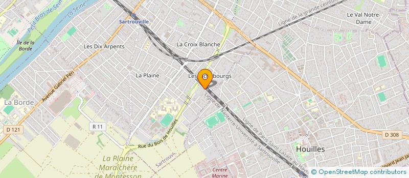 localisation de l'entreprise REGAL  SARTROUVILLE