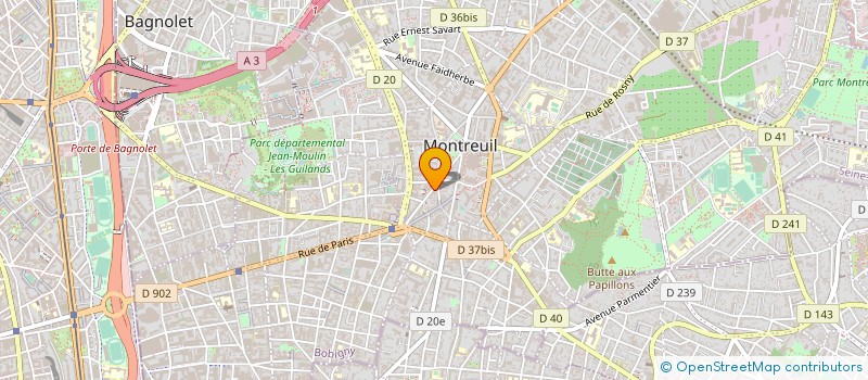 localisation de l'entreprise REGAL DESSERTS MONTREUIL à MONTREUIL