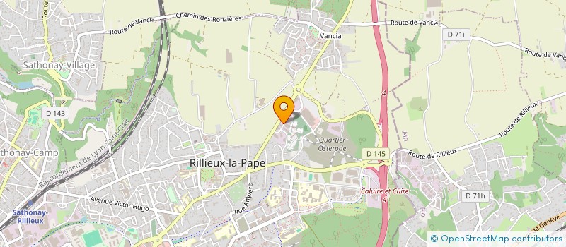 localisation de l'entreprise REGAL GLACES à RILLIEUX-LA-PAPE