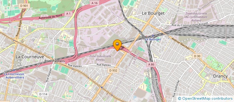 localisation de l'entreprise REGAL LA COURNEUVE à LA COURNEUVE