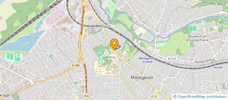 localisation de l'entreprise REGAL'PIZZ à MONTGERON