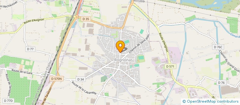 localisation de l'entreprise REGAL PIZZA  ROGNONAS