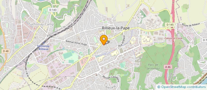 localisation de l'entreprise REGAL RILLIEUX LA PAPE  RILLIEUX-LA-PAPE