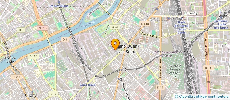 localisation de l'entreprise REGAL SAINT-OUEN à SAINT-OUEN-SUR-SEINE