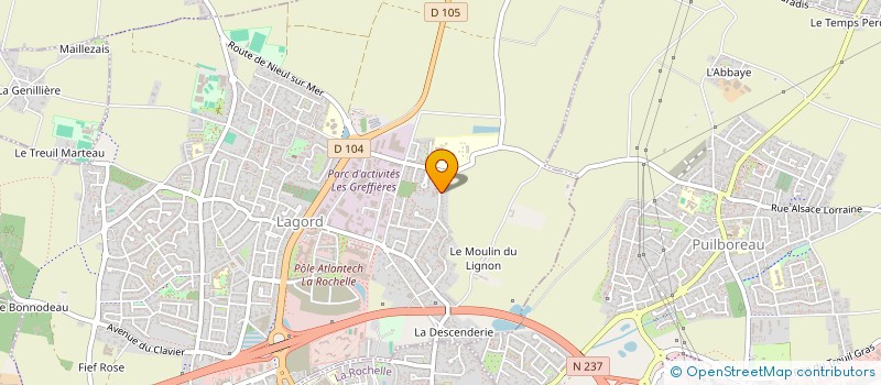 localisation de l'entreprise REGAL & VOILE  LAGORD