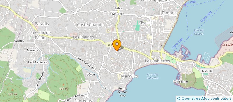 localisation de l'entreprise REGALAD' à LA SEYNE-SUR-MER