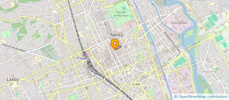 localisation de l'entreprise REGALIZ à NANCY