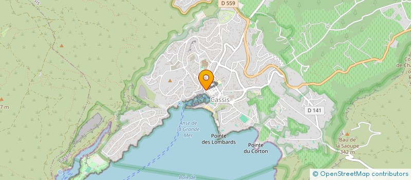 localisation de l'entreprise REGALOU à CASSIS