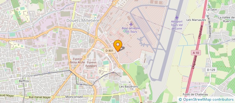 localisation de l'entreprise REGALOUZZ à TOURS