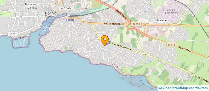 localisation de l'entreprise REGALS DE BRETAGNE à PORNIC